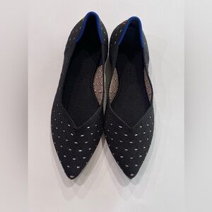 Rothy's Ivory Dot The Point Flats 6.5
